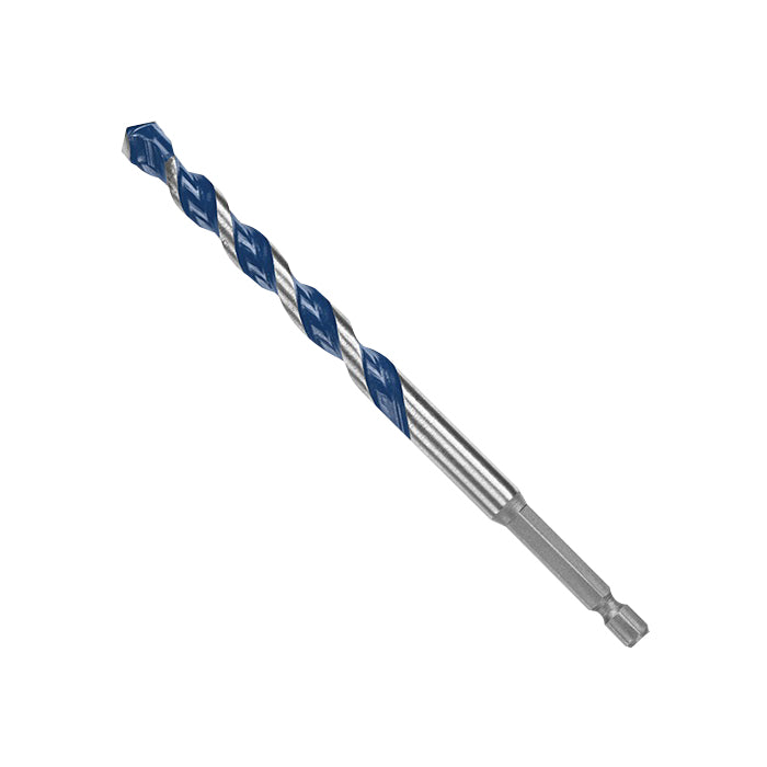 Bosch BlueGranite Turbo HCBG12T Hammer Drill Bit, 3/8 in Dia, 6 in OAL, Milled Flute, 2-Flute, 5/16 in Dia Shank