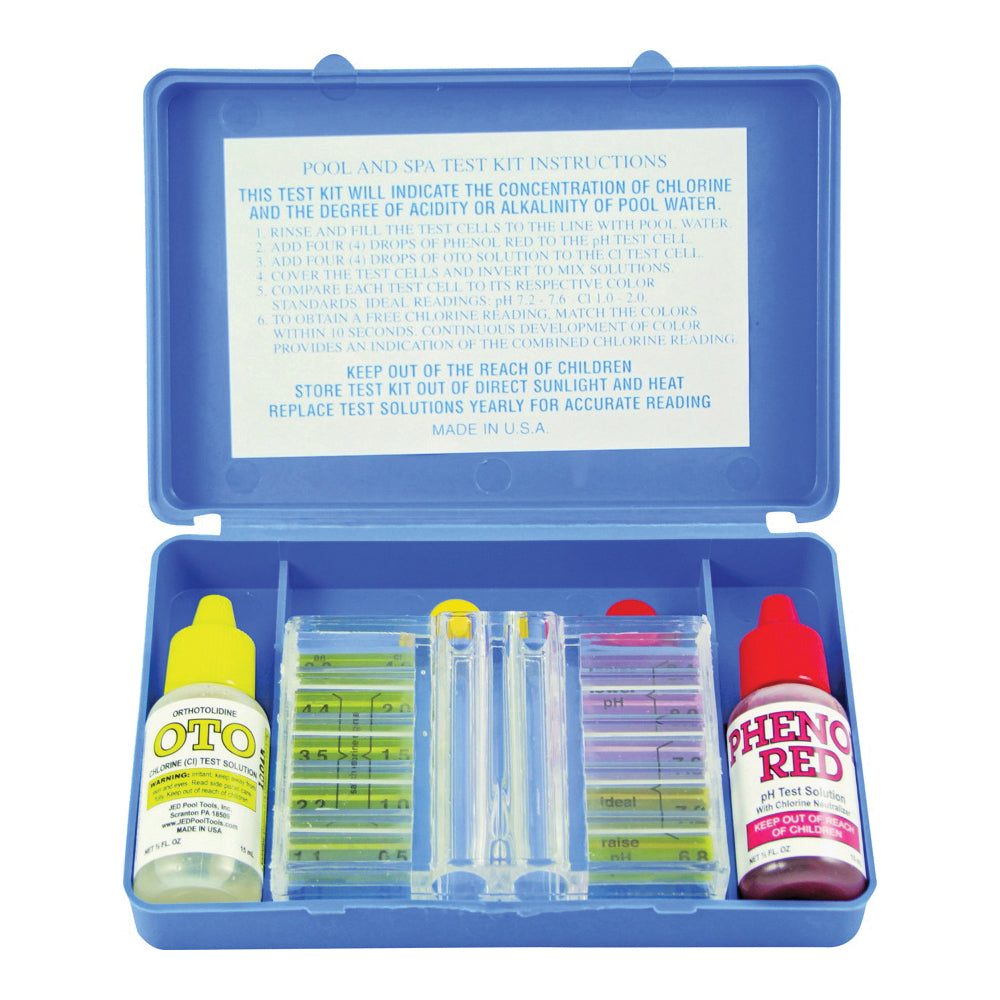 JED POOL TOOLS 00-481 Pool Test Kit, 2-Way