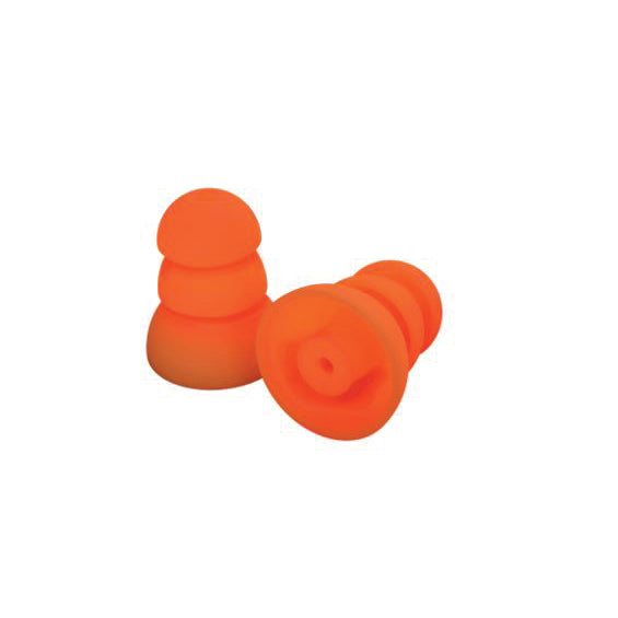 Plugfones ComforTiered Series PRP-SO10 Replacement Plugs, 26 dB NRR, Silicone Ear Plug, Orange Ear Plug