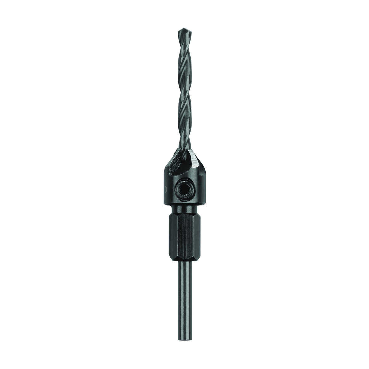 DeWALT DW2712 Drill Bit, 3/16 in Dia, 3-3/4 in OAL, Countersink, Spiral Flute, 4-Flute, 1/8 in Dia Shank