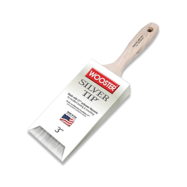 WOOSTER 5223-3 Paint Brush, 3 in W, 3-3/16 in L Bristle, Polyester Bristle, Wall Handle