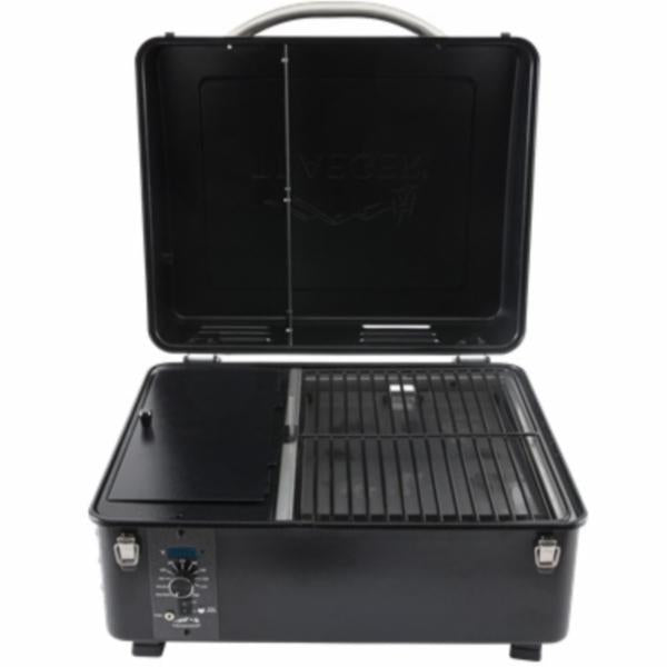 Traeger Portable TFT18PLDO Scout Pellet Grill, 16000 Btu, 184 sq-in Primary Cooking Surface, Smoker Included: Yes