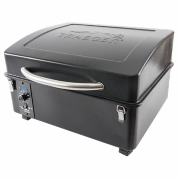 Traeger Portable TFT18PLDO Scout Pellet Grill, 16000 Btu, 184 sq-in Primary Cooking Surface, Smoker Included: Yes