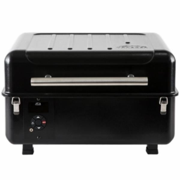 Traeger Portable TFT18KLD Ranger Pellet Grill, 36000 Btu, 184 sq-in Primary Cooking Surface, Steel Body, Black