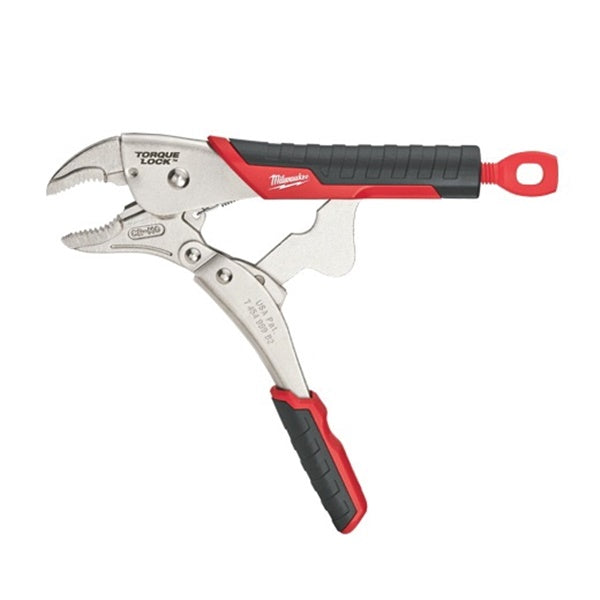 Milwaukee Torque Lock 48-22-3410 Locking Plier, 10 in OAL, 2 in Jaw Opening, Black/Red Handle, Comfort-Grip Handle