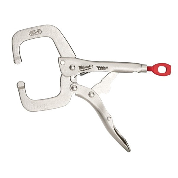 Milwaukee Torque Lock 48-22-3532 Locking C-Clamp, 2 in Max Opening Size, 2-1/4 in D Throat, Alloy Steel Body