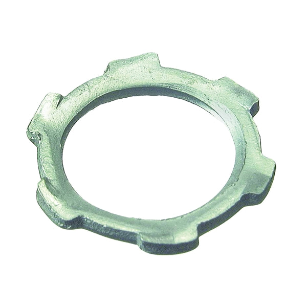 Halex 96193 Conduit Locknut, 1 in, Steel, Zinc