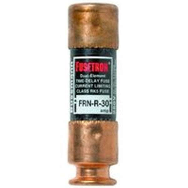 Bussmann BP/FRN-R-15 Heavy-Duty Fuse, 15 A, 250 VAC, 125 VDC, 20, 200 kA Interrupt, Fiberglass Body, H