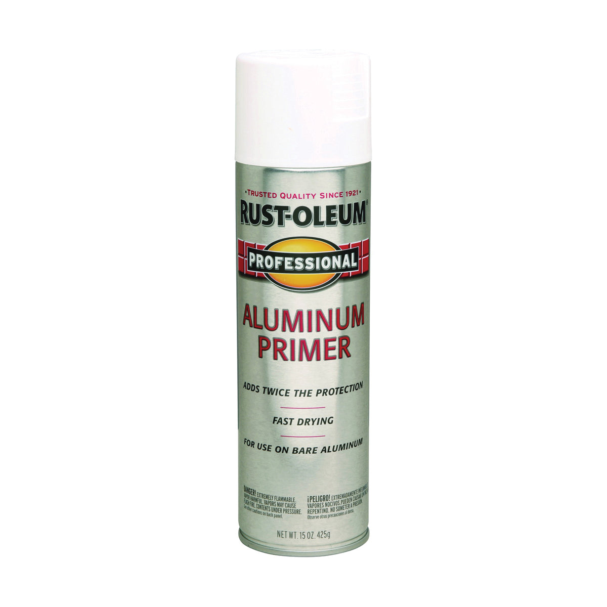 RUST-OLEUM PROFESSIONAL 254170 Primer Spray, Aluminum, Flat/Matte, 15 oz