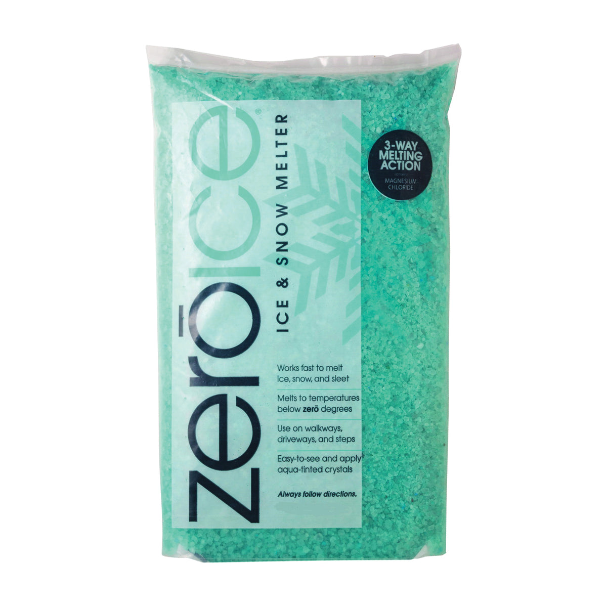 HJ Zero Ice 9529 Ice Melter, Granular, Aqua/White, 10 lb Bag
