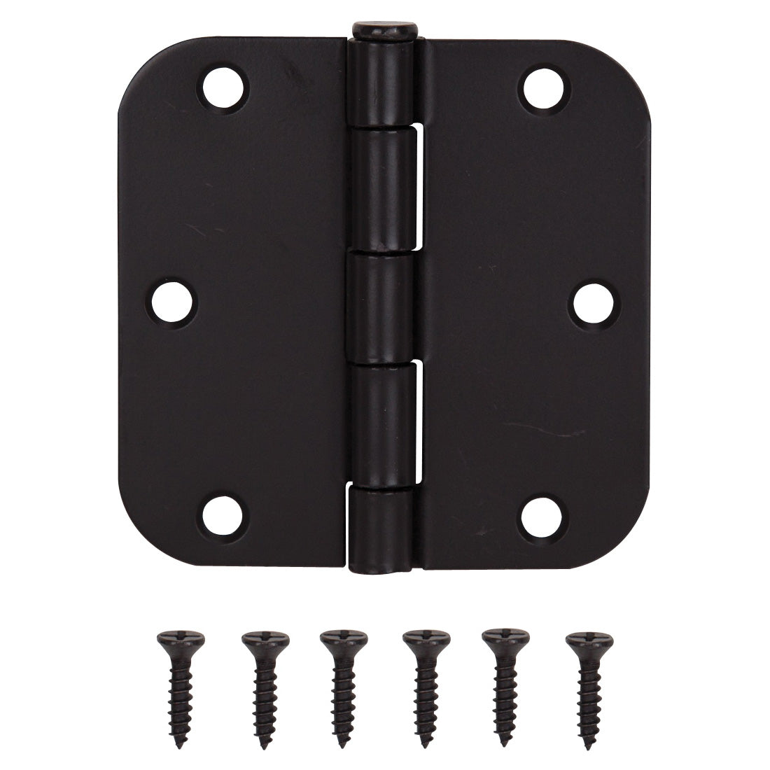 ProSource 20347ORX Door Hinge, Steel, Oil-Rubbed Bronze, Loose Pin, 180 deg Range of Motion, Screw Mounting