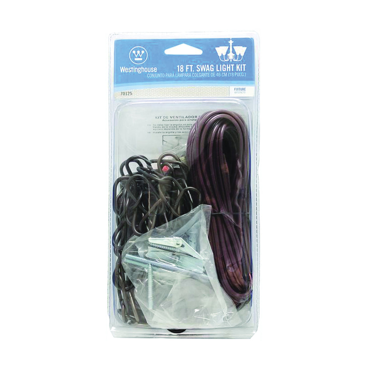 Westinghouse 7012500 Swag Light Kit, Oil Rubbed, Oil-Rubbed Bronze