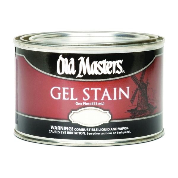 Old Masters 81408 Gel Stain, Spanish Oak, Liquid, 1 pt, Can