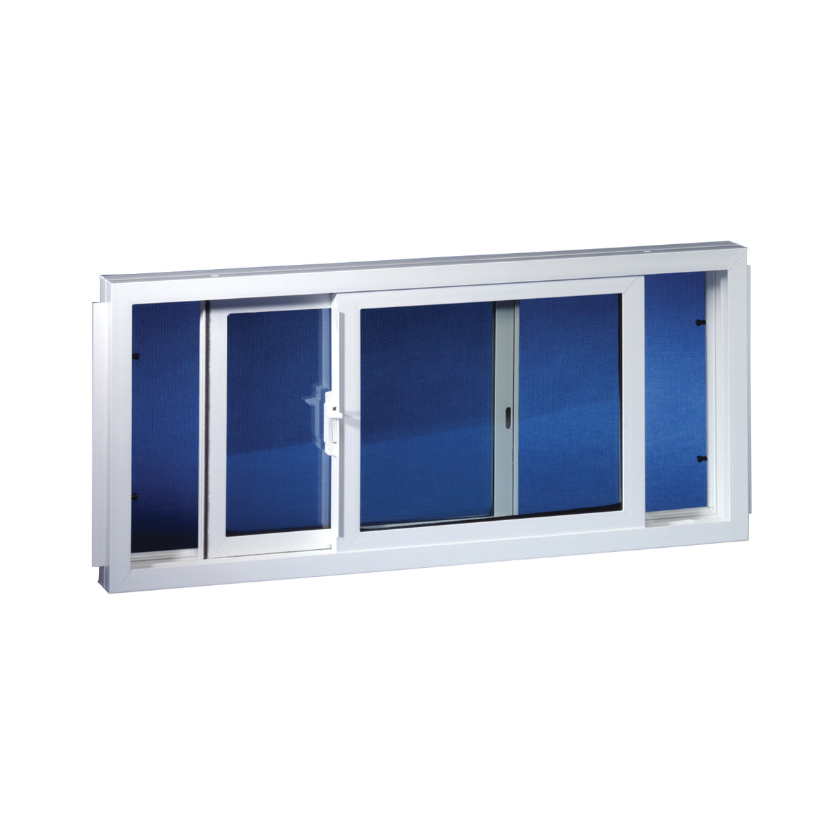 Duo-Corp 3218SLID Basement Window, Insulated Glass Glass/Screen, Vinyl Frame