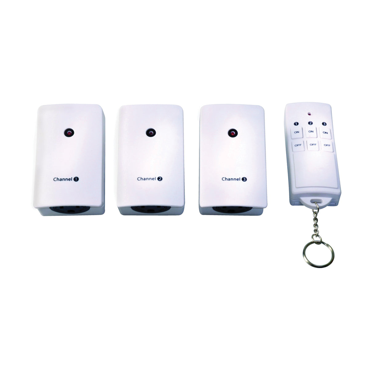 Woods 13569 Wireless Remote Control, 15 A, 125 V, 1875 W, CFL, LED Lamp, White