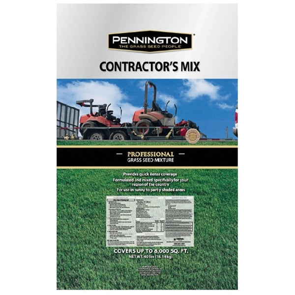 Pennington 100520262 Central Contractors Seed Mix, 40 lb Bag