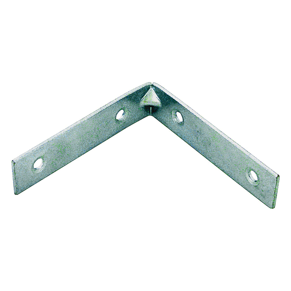 Prosource CB-Z06-013L Corner Brace, 6 in L, 6 in W, 1-1/8 in H, Steel, Zinc-Plated, 4.5 mm Thick Material