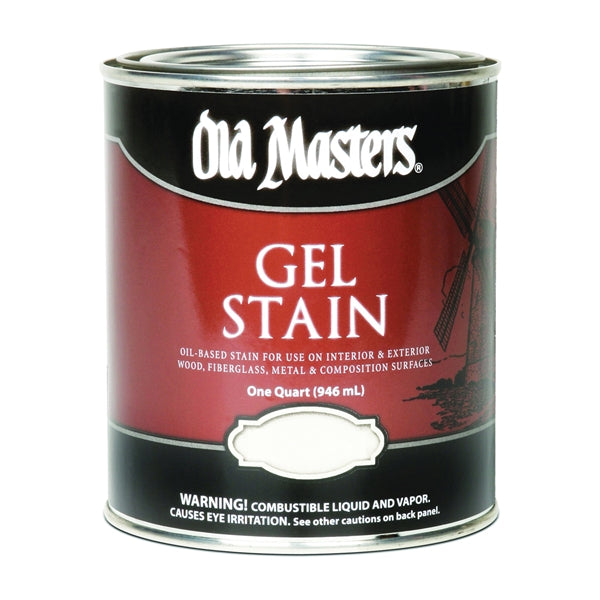 Old Masters 80104 Gel Stain, Natural, Liquid, 1 qt, Can