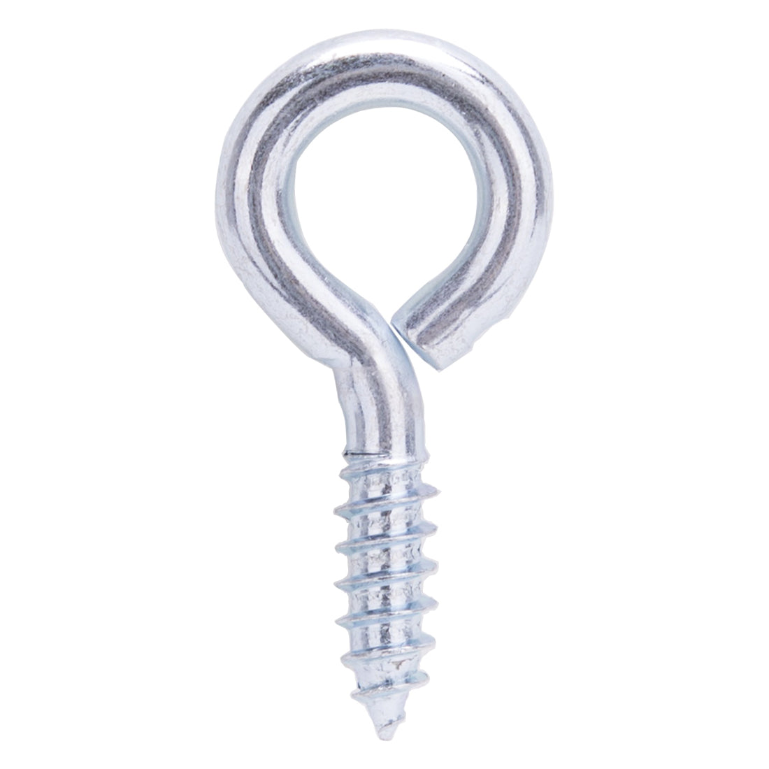 ProSource LR218 Screw Eye, 6 mm Dia Wire, 7.8 mm Thread, 1 in L Thread, 2-1/16 in OAL, 162 lb Working Load, Steel, Zinc