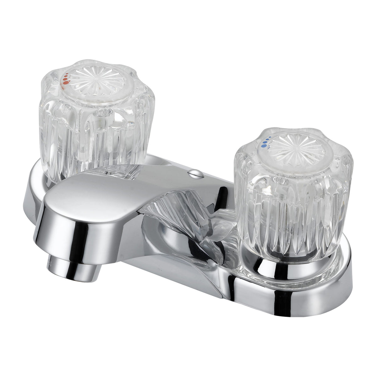 Boston Harbor F5120067CP Lavatory Faucet, 1.2 gpm, 2-Faucet Handle, 3-Faucet Hole, Metal/Plastic, Chrome Plated