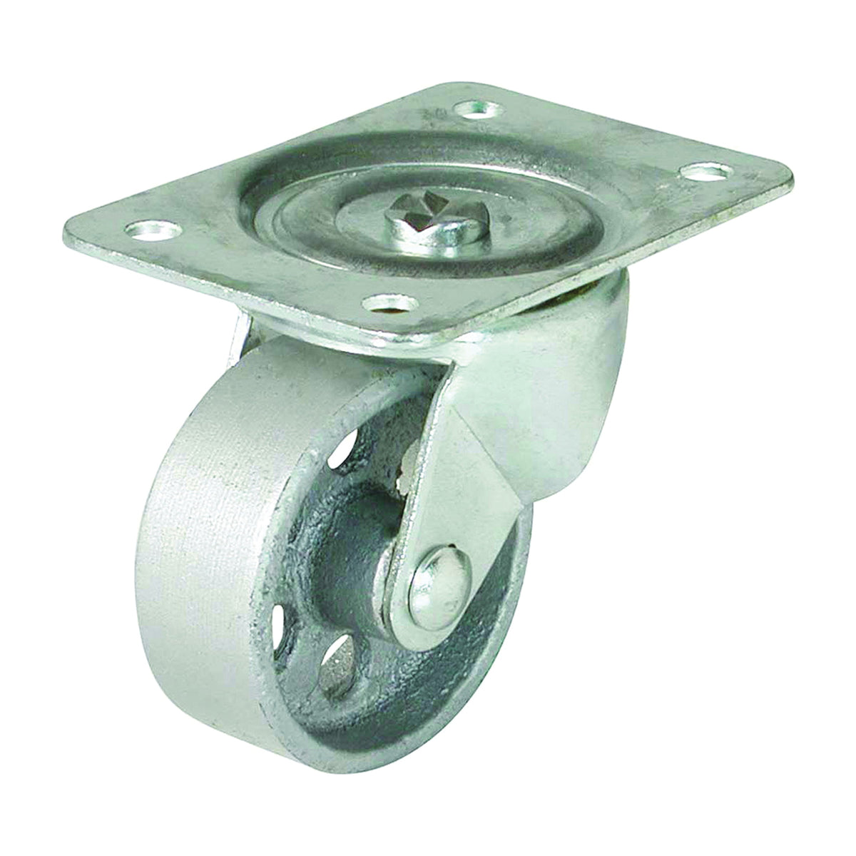 Shepherd Hardware 9780 Swivel Caster, 3 in Dia Wheel, 1-1/4 in W Wheel, Cast Iron Wheel, 250 lb