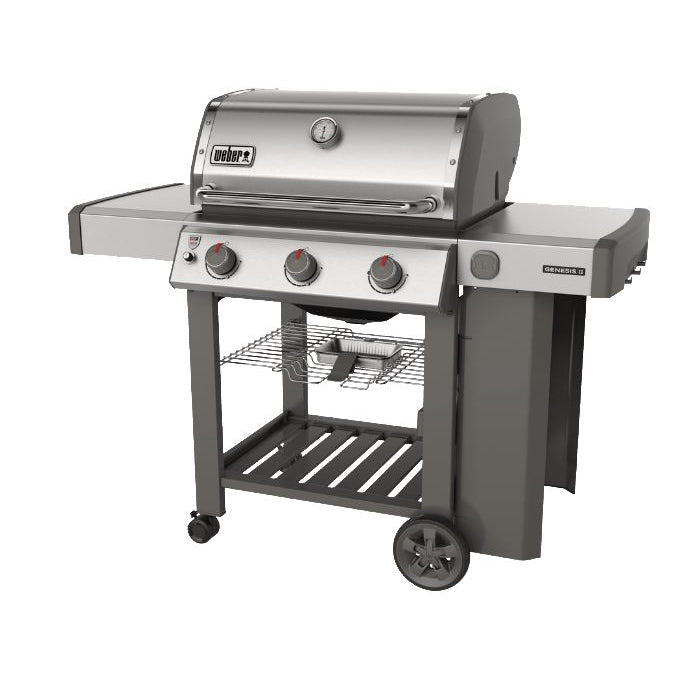 Weber Genesis II 61001001 Gas Grill, 39000 Btu BTU, 3 -Burner, 513 sq-in Primary Cooking Surface