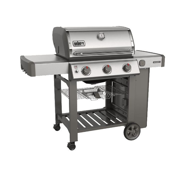 Weber Genesis II 61001001 Gas Grill, 39000 Btu BTU, 3 -Burner, 513 sq-in Primary Cooking Surface