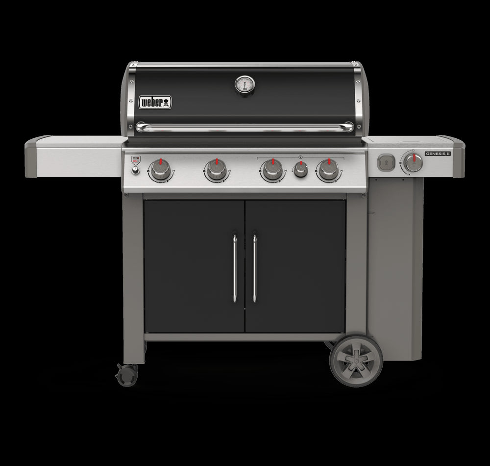 Weber GENESIS II E-435, 62016001 Gas Grill, Liquid Propane, 4 -Burner, Stainless Steel Body