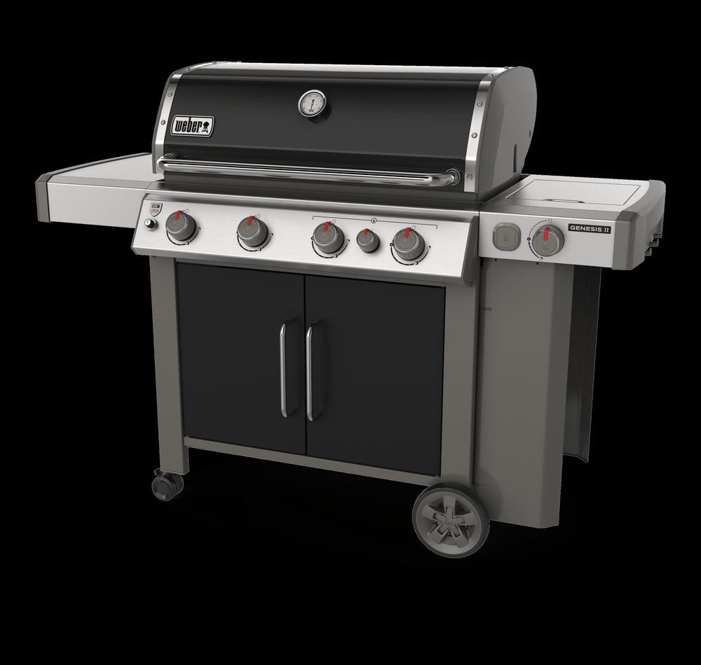 Weber GENESIS II E-435, 62016001 Gas Grill, Liquid Propane, 4 -Burner, Stainless Steel Body