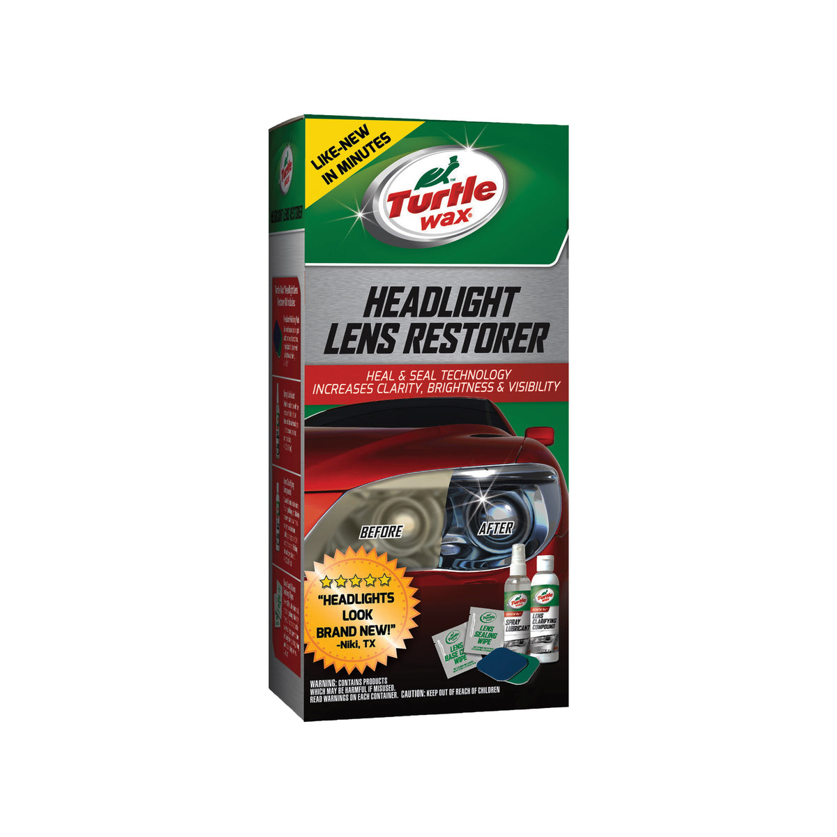 Turtle Wax T240KT Headlight Lens Restore Kit