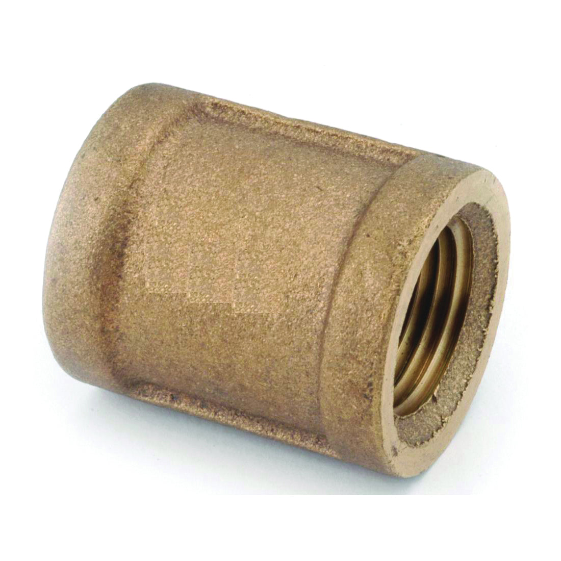 Anderson Metals 738103-04 Pipe Coupling, 1/4 in, FIPT, Brass
