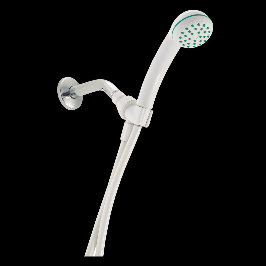 Peerless 76147WH Hand Shower, 2 gpm, 1-Spray Function, 60 in L Hose