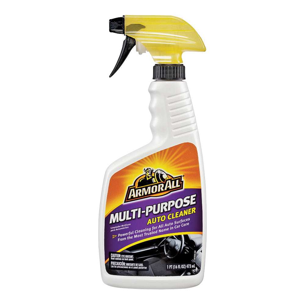 ARMOR ALL 78513 Auto Cleaner, 16 fl-oz Bottle, Liquid, Pleasant