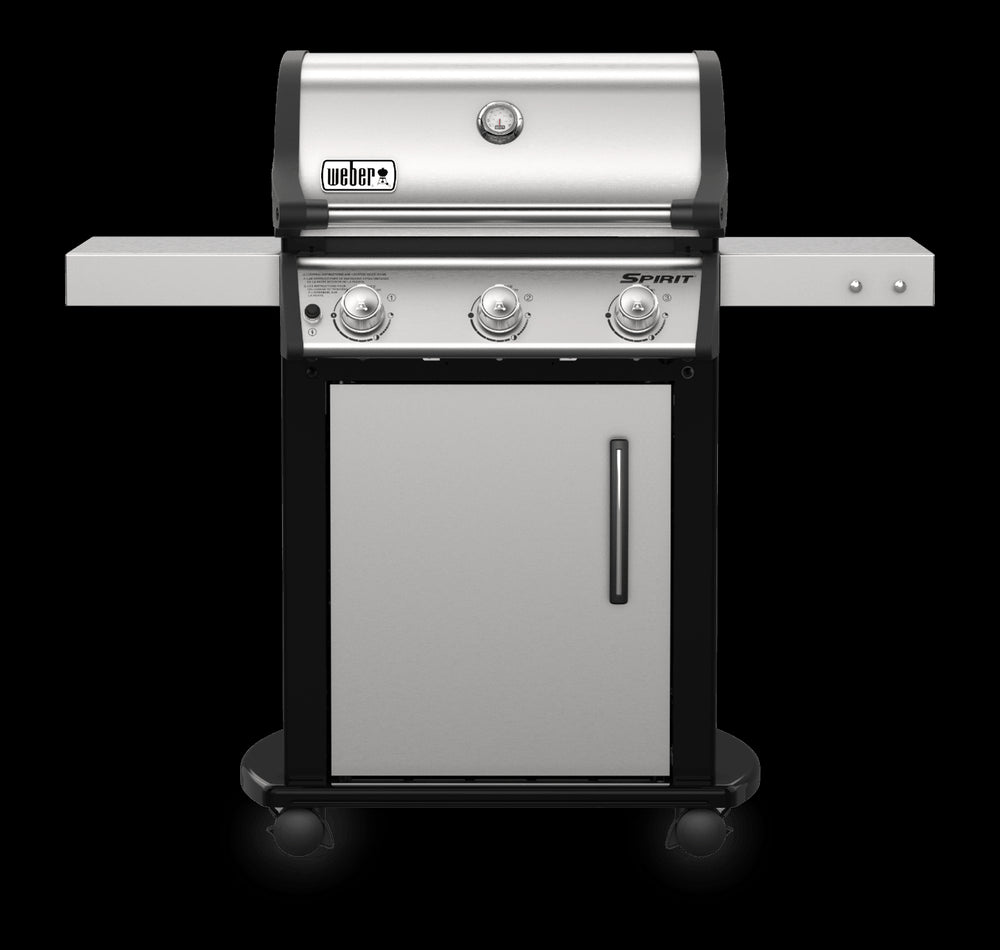 Weber SPIRIT S-315, 46502001 Gas Grill, Liquid Propane, 3 -Burner, Stainless Steel Body