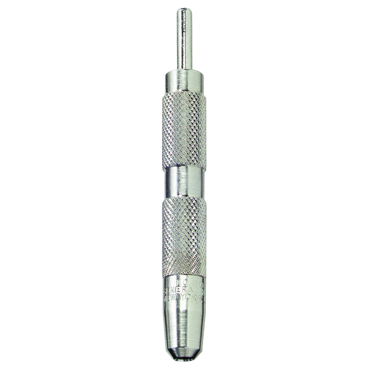 GENERAL Jiffy Series 806 Self-Center Punch, 3/8 in Tip, 2-1/2 in L, Steel