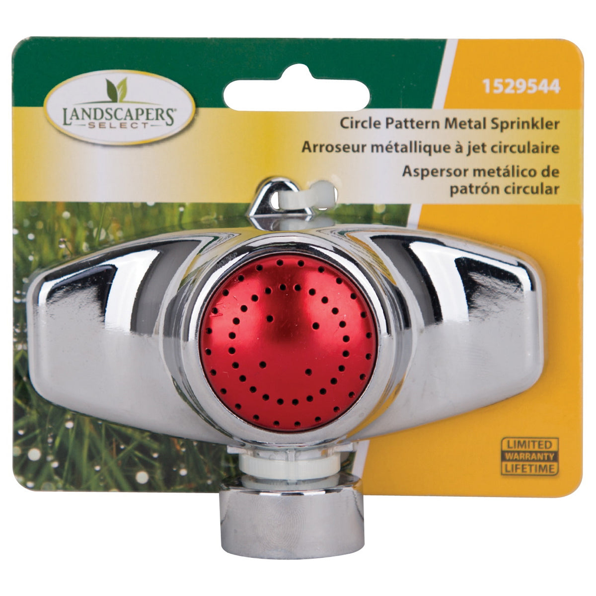 Landscapers Select GS9512 Spot Sprinkler, Female, Round, Zinc