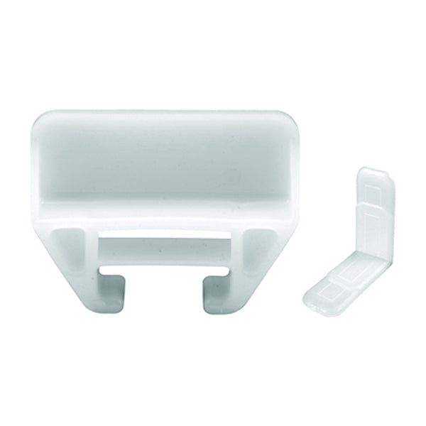 Prime-Line R 7221 Drawer Track Guides and Glides, Plastic/Polyethylene, White