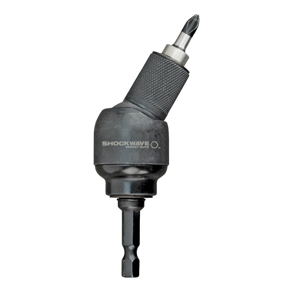 Milwaukee SHOCKWAVE 48-32-2301 Bit Holder with C-Ring, 1/4 in Shank, Hex Shank, Steel