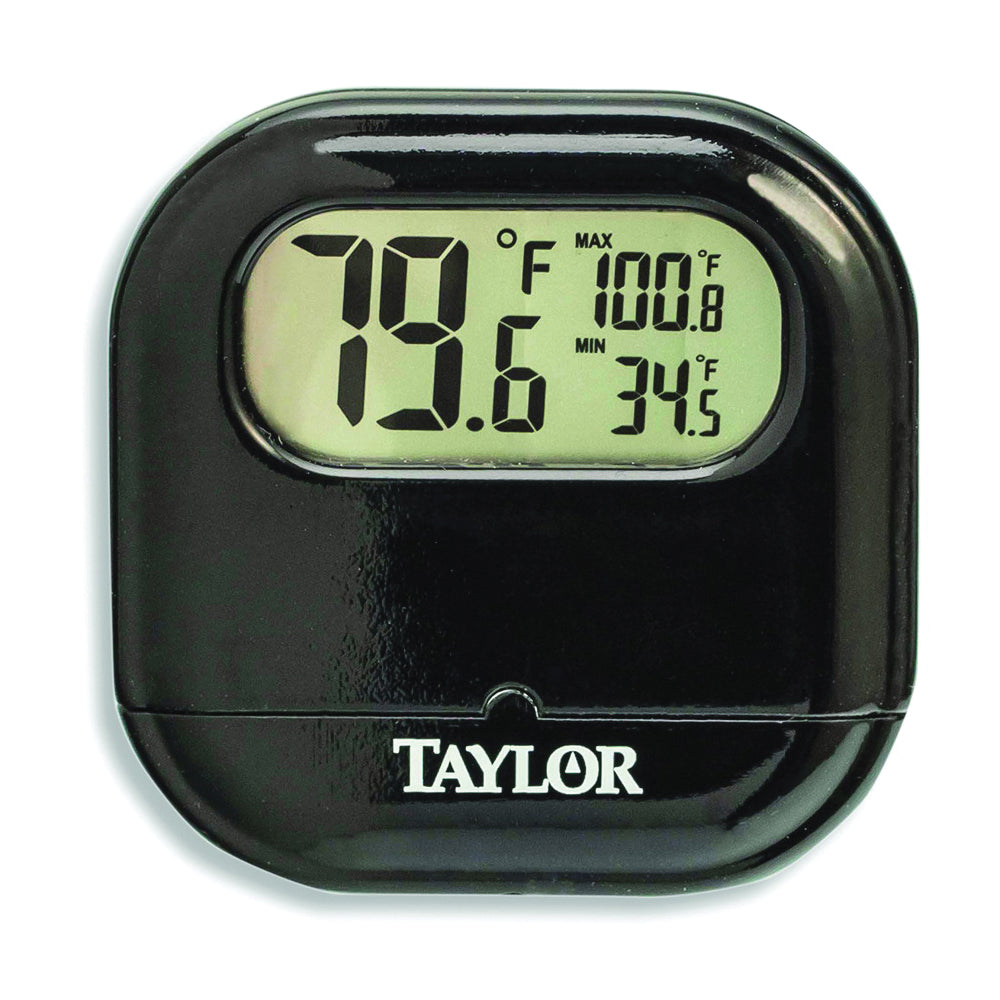 Taylor 1700 Thermometer, Digital, -4 to 140 deg F, Plastic Casing
