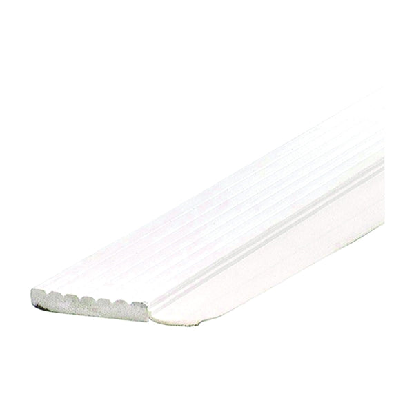 M-D 87700 Garage Door Seal, 9 ft L, Vinyl, White