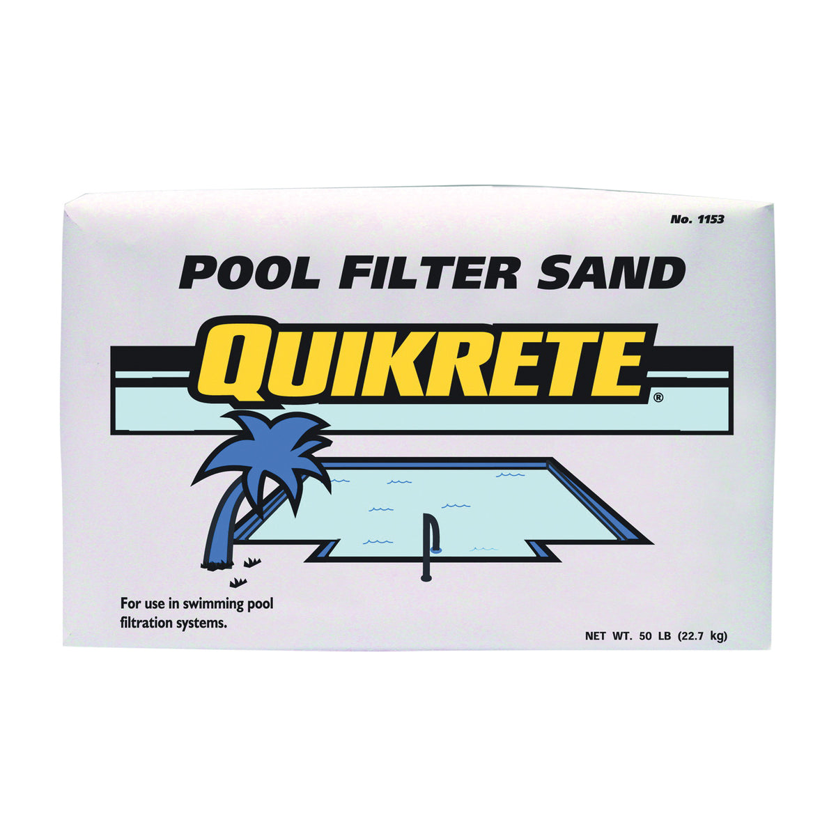 Quikrete 1153-50 Filter Sand, Tan, 50 lb Bag