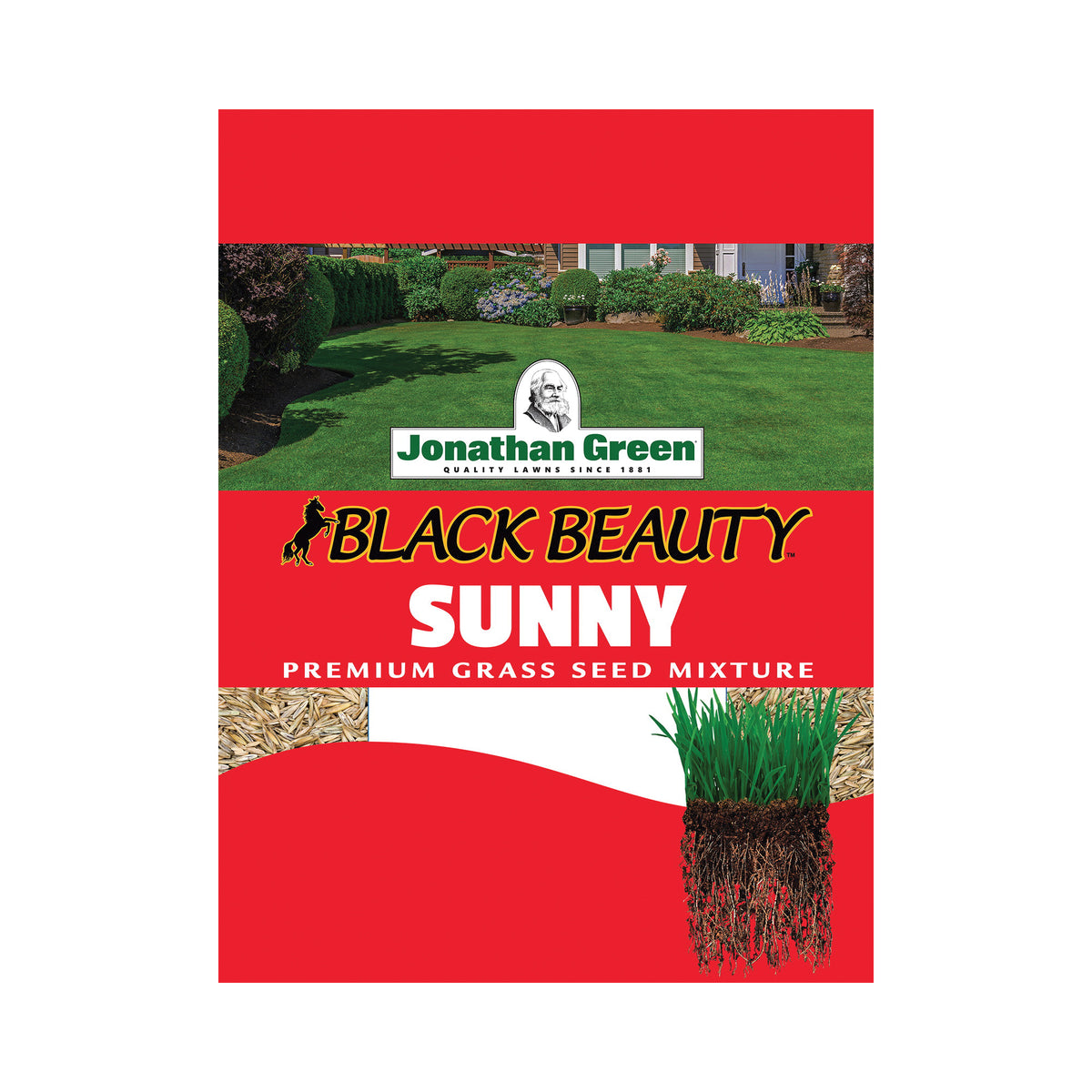 Jonathan Green Black Beauty 10860 Grass Seed, 3 lb Bag