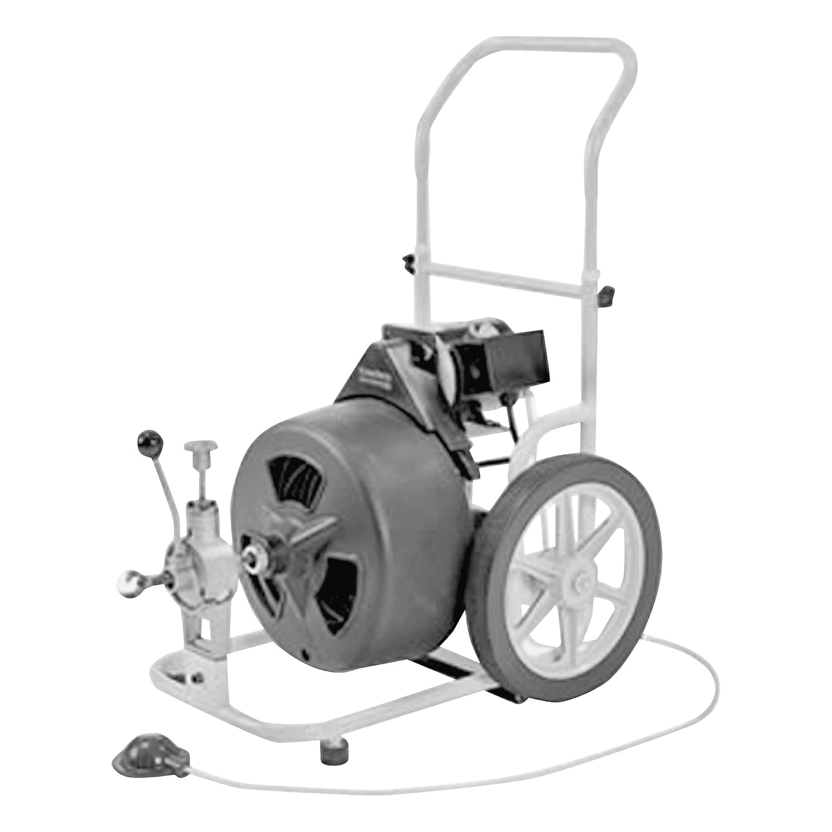 COBRA PRODUCTS CP4540 Corded Cable Drum Machine, 1/2 in Dia Cable, 100 ft L Cable