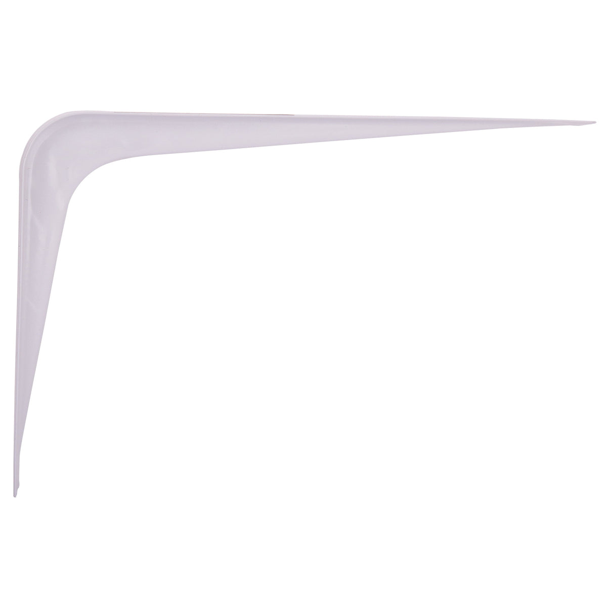ProSource 21139HL-PS Shelf Bracket, 95 lb/Pair, 8 in L, 6 in H, Steel, White