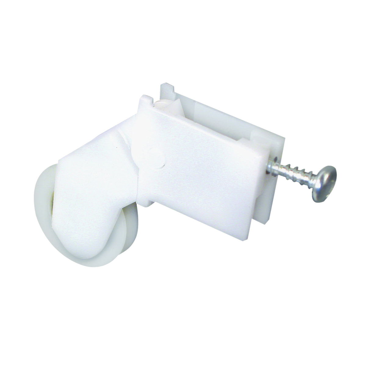 Prime-Line B 645 Roller Assembly, 1 in Dia Roller, 1/4 in W Roller, Nylon, White, 2-Roller