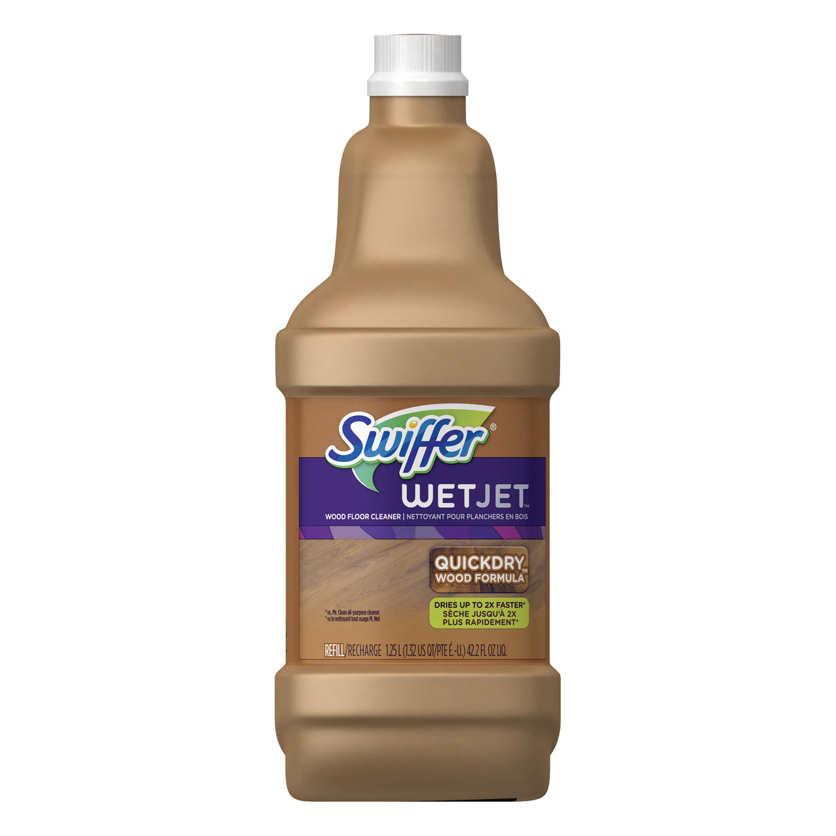 Swiffer WetJet 23682 Floor Cleaner, 1.25 L Bottle, Liquid, Clear