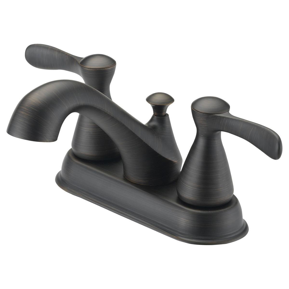 Boston Harbor F51B0010RW Lavatory Faucet, 1.2 gpm, 2-Faucet Handle, 3-Faucet Hole, Metal/Plastic, Venetian Bronze
