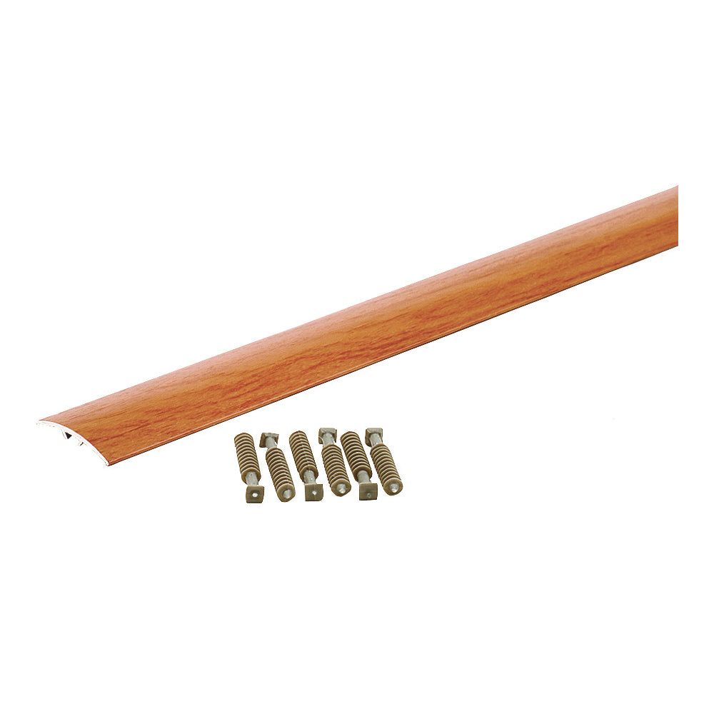 M-D 46147 Multi-Floor Transition, 36.13 in L, 1-1/2 in W, Aluminum, Cherry