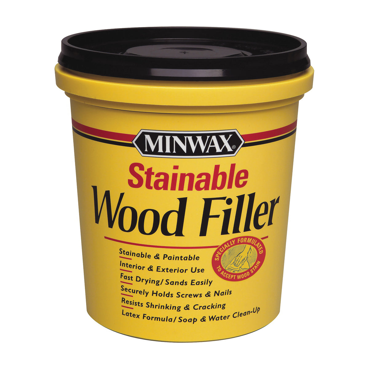 Minwax 42853000 Wood Filler, Solid, Natural, 16 oz