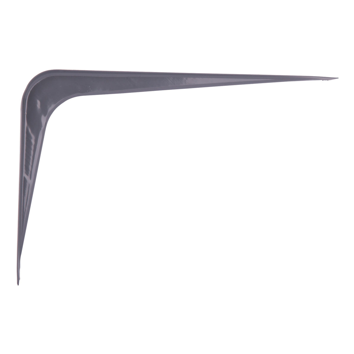 ProSource 21139PGL-PS Shelf Bracket, 95 lb/Pair, 8 in L, 6 in H, Steel, Gray